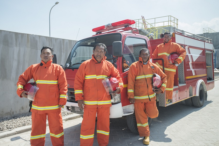 Our Fire Fighting Team is always standby 24/7